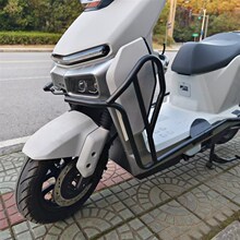 雅迪电动车星舰s80护杠后尾架一体改装加厚碳钢保险杠尾箱货架