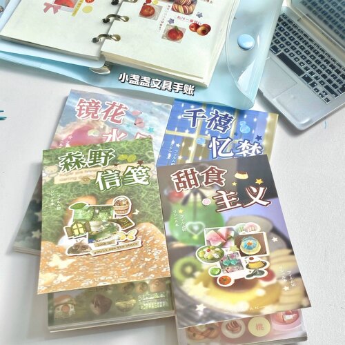 是超便宜的古早风贴纸书呀~