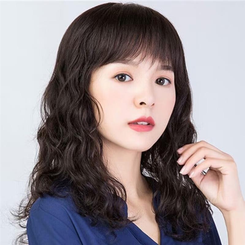 假发高档假发女长卷发蛋卷波浪卷女士整顶假发