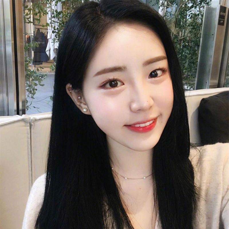 中分无浏海假发女短直发齐肩黑色自然逼真内扣微卷网红同款中长发