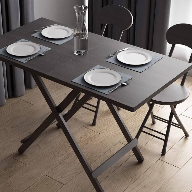 小户型家用折叠桌餐桌长方形简易吃饭桌子户外摆摊地摊可便携桌椅