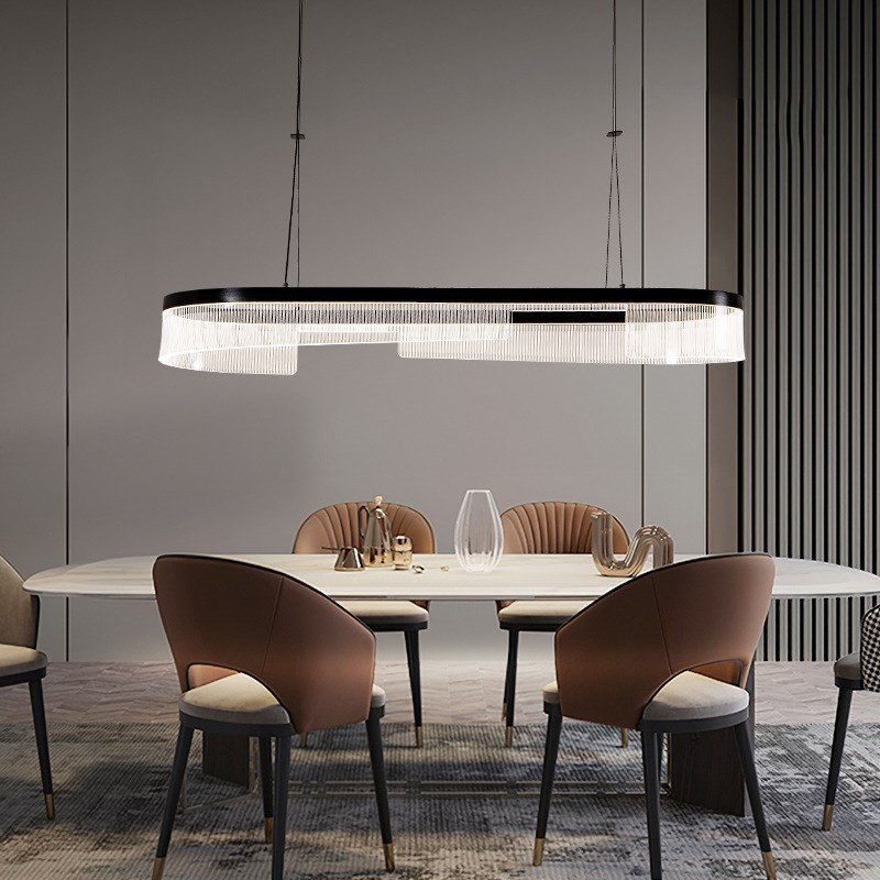 设计师现代轻奢餐厅吊灯2025年新款感意式极简家用饭厅餐桌灯
