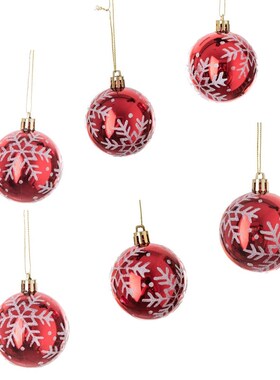 婚庆红色圣诞球电镀风仿真花厂家家居装饰跨境假花CF99101