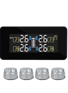 CAREUD/凯佑 T812无线胎压监测器太阳能款胎压温度显示