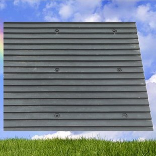 场坡道下坡防噪板下坡垫减震橡胶橡胶坡道减噪板减速板止滑板