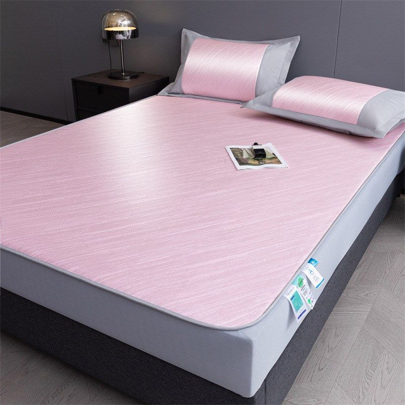 夏天冰丝凉席床单夏季凉席可水洗学生宿舍单双人榻榻米空调席冰垫,床上用品,冰丝席,淘宝优惠券,粉丝福利购,淘宝优惠卷