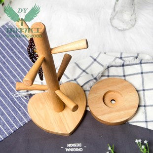 小夜灯木底座网红创意实木底座摆件灯饰木底座礼品氛围灯木头底座