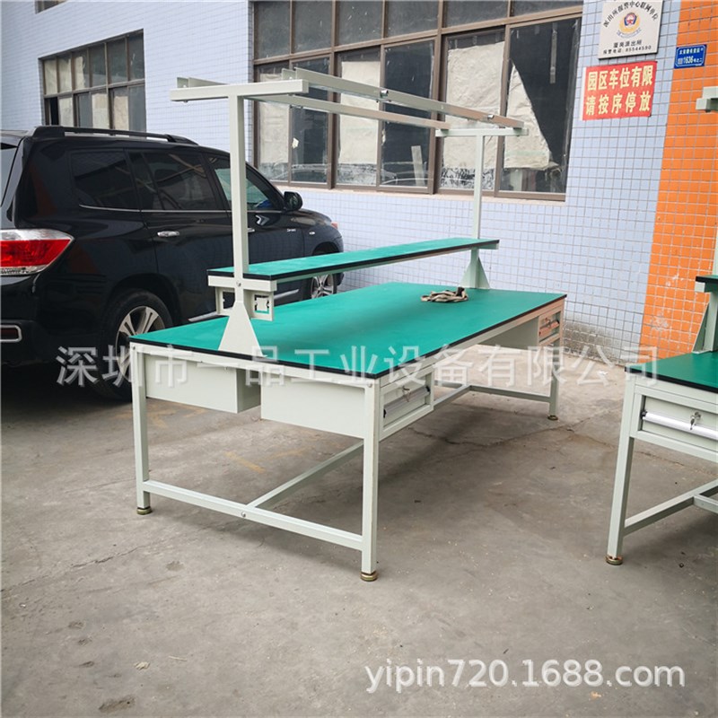 防静电工作台组装电子维修工厂装配流水线生产线操作桌车间工作台