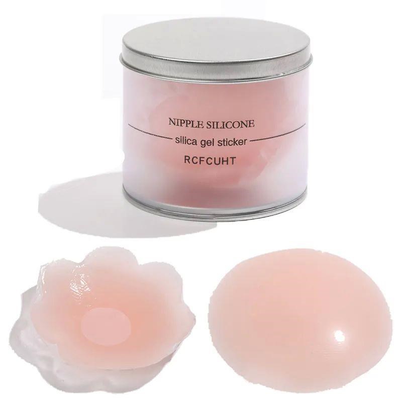 5/6 Pairs Breast Lift Up Taype Sexy Floral Nipple Cover Sili
