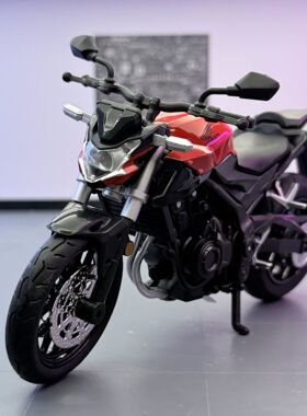 【BW798】华一车模1:12本田CBF400合金摩托车模型摆件带声光儿童