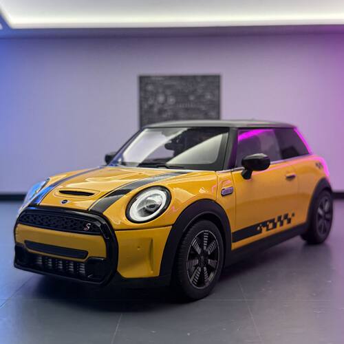 【BW798】黑曼巴车模1:18宝马mini cooperS合金汽车模型摆件儿童