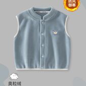 宝宝马甲春秋外穿婴儿背心女童男童秋冬装 新生儿加厚保暖儿童坎肩