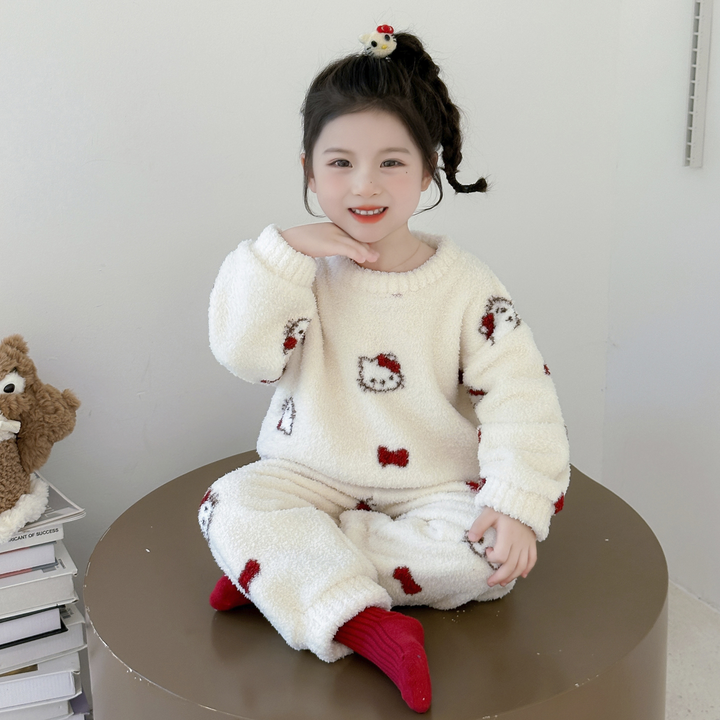 儿童睡衣秋冬季珊瑚绒加厚
