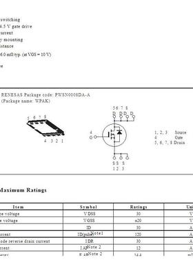 RJK03B7DPA 丝印 K03B7 K0353 K0393 DFN贴片MOS场效应管 测好