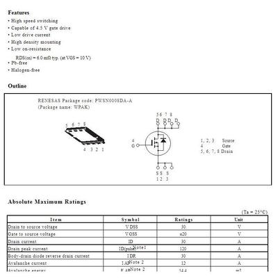 RJK03B7DPA 丝印 K03B7 K0353 K0393 DFN贴片MOS场效应管 测好