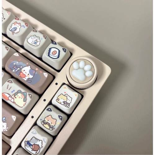 Hi75/Hi75c/k81通用猫爪旋钮硬的立体定制不退不换 hi75专用！