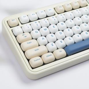 104108 fire68 GMK豆奶键帽MOG圆润高度可爱MAC热升华MU68