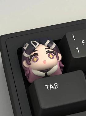 CEKE无畏契约游戏键帽 暮蝶梦幻树脂键帽机械键盘个性立体按键客