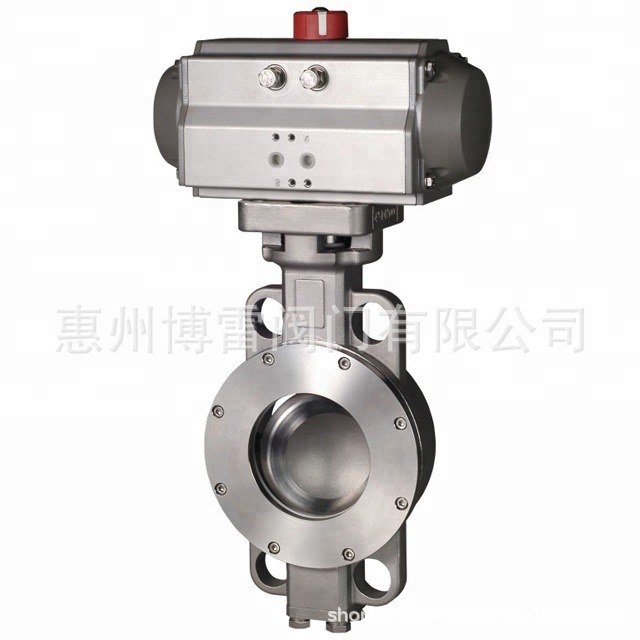 博雷Bray蝶阀 不锈钢对夹式铸钢软密封气动蝶阀S30衬胶蝶阀