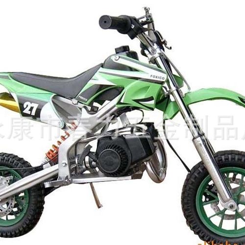 49CC迷你摩托车小摩托成人二冲程越野摩托车 2.50-10轮胎倒置减震
