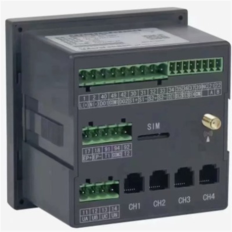 安科瑞AMC300L无线4G通讯NB远传三相面板电能表支持交流4路或6路