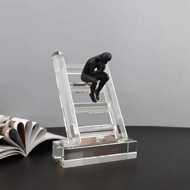 摩登现代简约亚克力水晶书架杂志架创意家居样板间客厅书房软摆件,特色手工艺,其他特色工艺品,淘宝优惠券,粉丝福利购,淘宝优惠卷