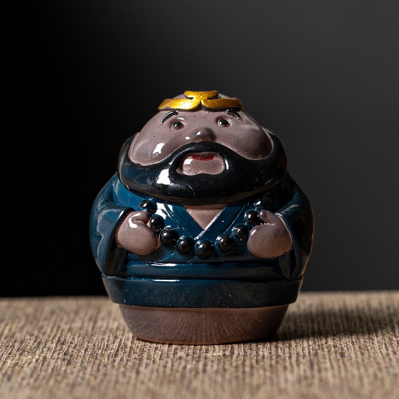 茶桌变色茶宠茶具配件西游记人物小摆件茶桌茶盘家居装饰品茶道