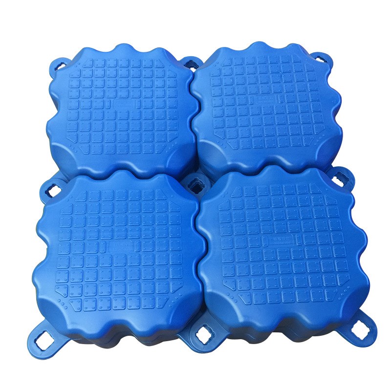 水上塑料浮筒浮箱摩托艇快艇泊位游船停靠码头水上浮桥