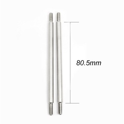 1/10攀爬车 TRX4路虎卫士通用不锈钢拉杆底盘拉杆 324轴距 8支装