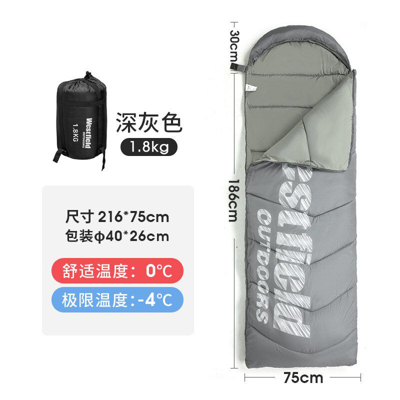 睡袋成人户外露营两用帐篷过夜夏季加厚防寒隔脏单双人羽绒棉宇天