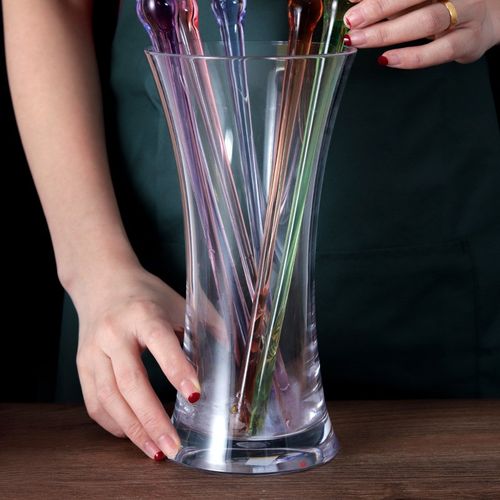 PC亚克力沙滩杯套装创意鸡尾酒杯气泡高脚KTV酒吧酒具香槟杯商用