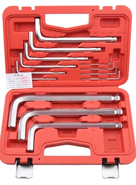 捷科BM-C13球头内六角扳手套装合金钢加硬公制13件套1.5-19mm