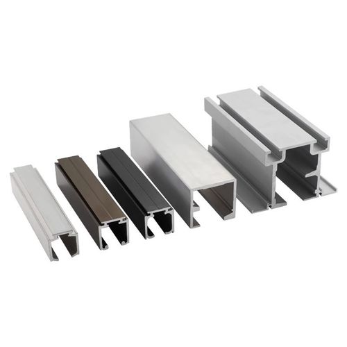 上轨道推拉门铝合金玻璃门吊趟门路轨吊门滑轮移门黑色全套型材