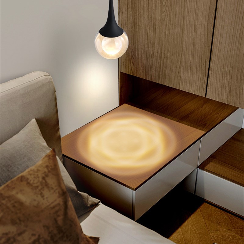 卧室床头吊灯主卧2025网红现代简约创意高级感极简吧台灯中山灯具