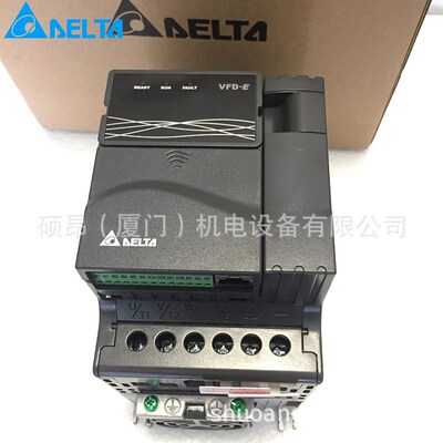 全新原装VFD007E21A台达变频器0.75KW 单相230V内置PLC EMC滤波器