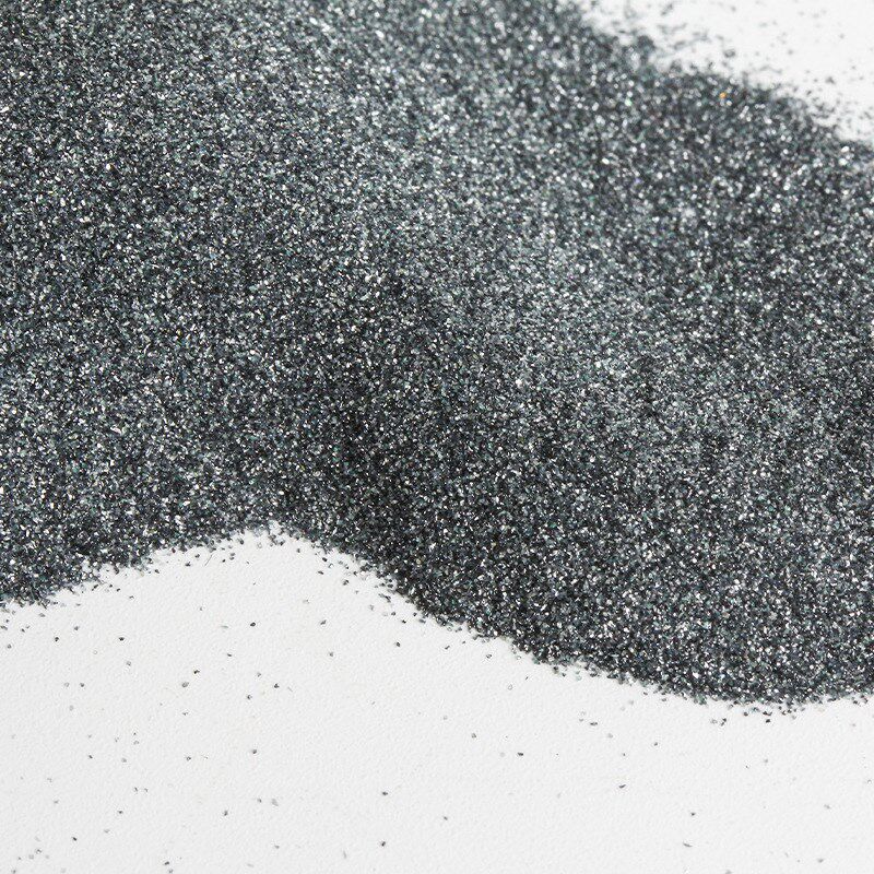 黑碳化硅微粉厂家供应黑碳化硅100# 喷砂除锈粒度砂黑碳化硅颗粒