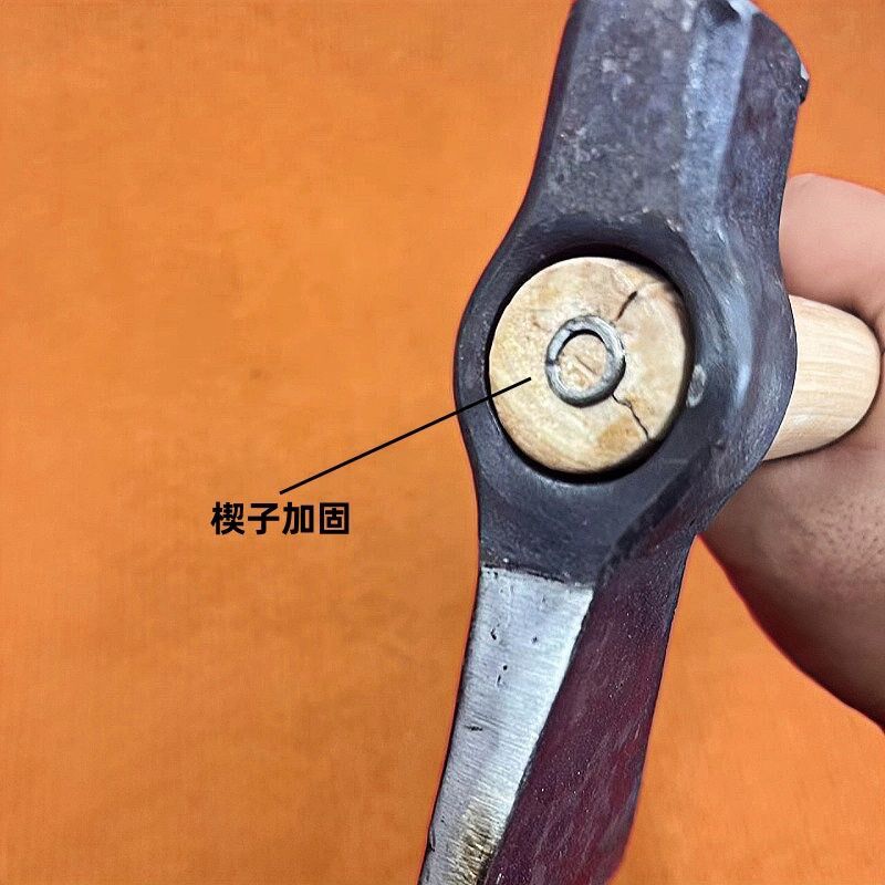 手工锻打长款剔骨斧 户外采伐斧劈骨斧头羊排斧劈柴家用斧头
