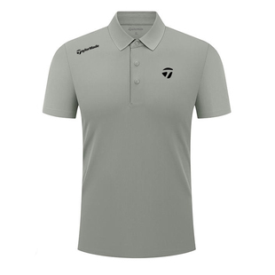 TaylorMade泰勒梅POLO衫 翻领上衣户外高尔夫运动T恤男 男短袖 夏季