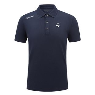 短袖 TaylorMade泰勒梅高尔夫服装 夏季 男士 运动透气休闲t恤 POLO衫