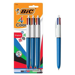 BIC/比克多色圆珠笔4色圆珠笔1.0mm北美进法国产地