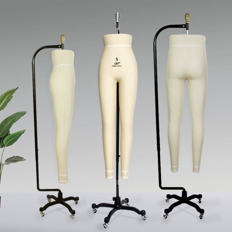 红邦国内标准女人台立体裁剪裤模下半身裤子打板制衣设计腿模拍摄