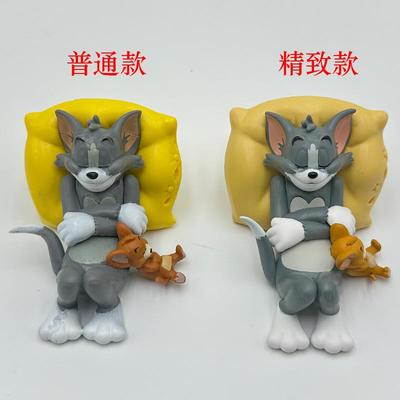 猫和老鼠车载摆件车内饰品2024新款汤姆杰瑞汽车手办车上玩偶女生