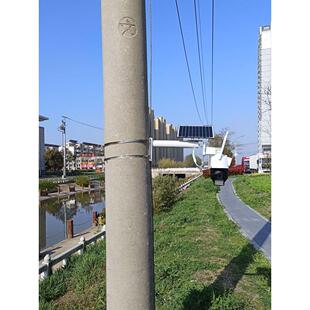 电线杆监控支架太阳能室外支架灯杆抱住球机加长杆立杆固定支架