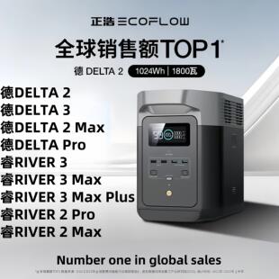 睿RIVER 正浩EcoFlow户外电源德DELTA2 MAX PRO MAX行动电源 2PRO