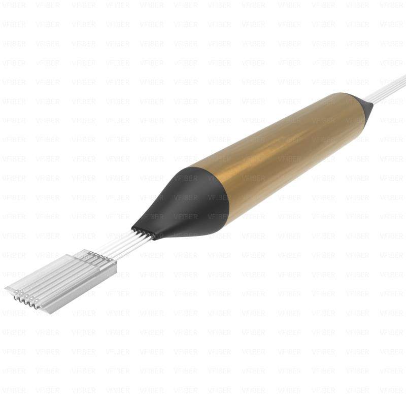 金属化密封节透镜光纤 FA阵列定制组件 高可靠性光学密封连接器件