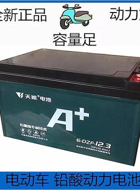 天能12V12AH20AH电动车铅酸电池电瓶三轮音响逆变6-DZF-12.3 20.3
