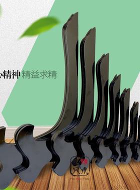 盘子支架普洱茶架茶饼架陶瓷盘相框画框工艺品展示架木制托架摆件