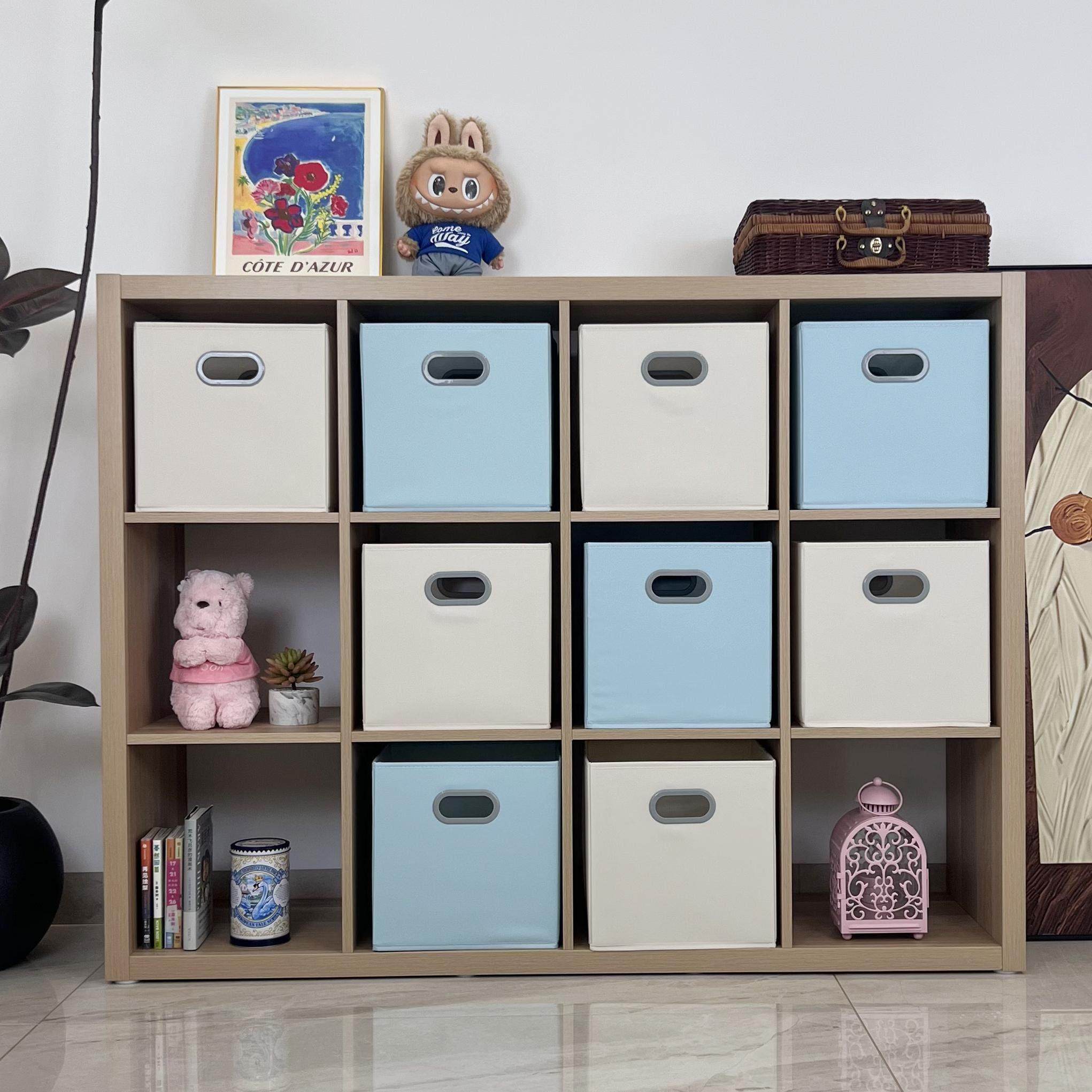 收纳布艺收纳箱家用衣物整理箱学生宿舍柜子柜书架储物箱收纳盒,收纳整理,收纳箱,淘宝优惠券,粉丝福利购,淘宝优惠卷