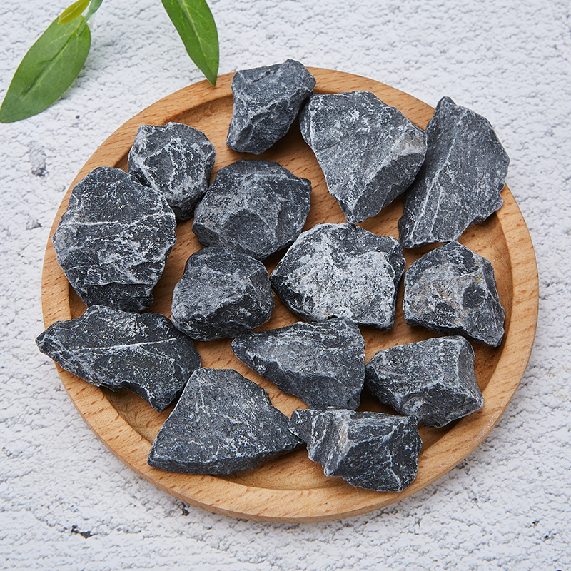 天然黑色鹅卵石庭院石子铺路户外铺地家用装饰鱼缸盆栽园林造景