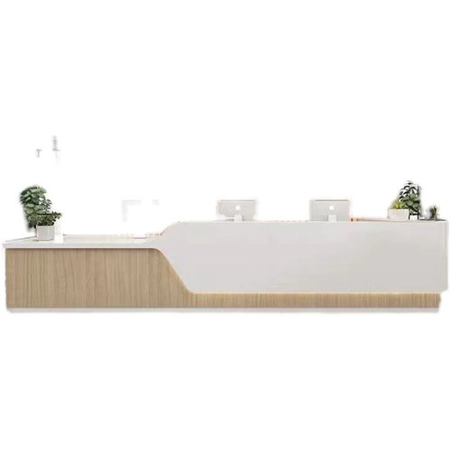 定制医院美容院导医台导诊台护士站转角前台接待台L型收银咨询台